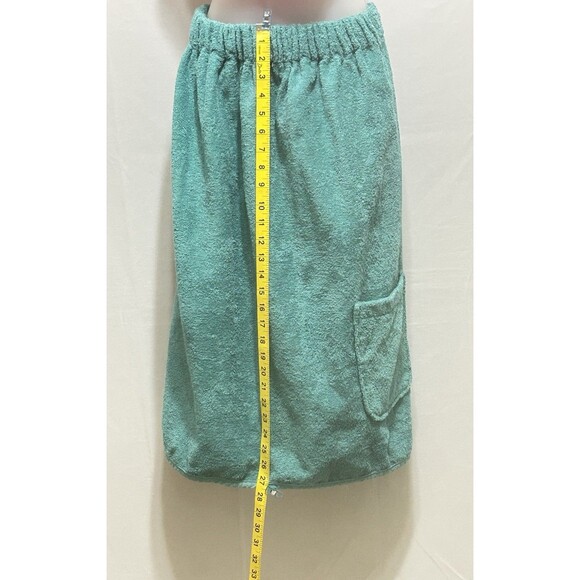 Melsimo by TowelSelections Small 100% Cotton Green Wrap Towel Shower Beach Pool - Picture 2 of 11